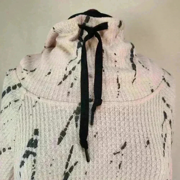 MNY Marc New York Performance Medium‎ Waffle Weave Soft Pink Long Sleeve Top - Picture 3 of 12